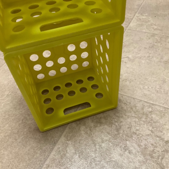 Stackable Bundle of 3 Neon Mini Crates - Picture 7 of 11